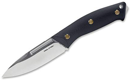 Real Steel Unisex – Erwachsene Gardarik Premium Taschenmesser, Schwarz, 24.3