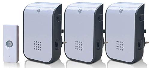 UNI-COM Wireless 150m Triple Plug in Doorbell Kit