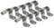 10 x Kappbügel 25mm V2A Edelstahl Kabel- Rohrschelle Halbschale Schlauch
