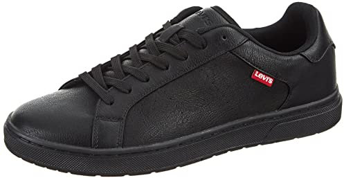 Levi's Piper, Zapatillas Hombre, Negro (Full Black), 43 EU
