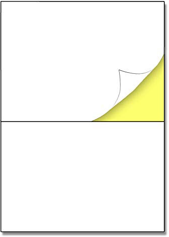 TownStix: 150 Blatt, Etiketten Selbstklebend Versandetiketten Aufkleber A4 (210 x 148,5mm, A5) - Wei, Matte, 300 Stck