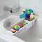 Support de Rangement, Panier de Rangement pour Organisateur de Jouets de Bain, pour Baignoire rétractable Multifonction Plateau de Bain étagère de Bain étagère de Rangement