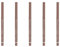 essence micro precise eyebrow pencil, Nr. 04, Braun, langanhaltend, definierend, natürlich, vegan, ohne Mikroplastikpartikel, ohne Parfüm, ohne Alkohol, 5er Pack (5x0.05g)