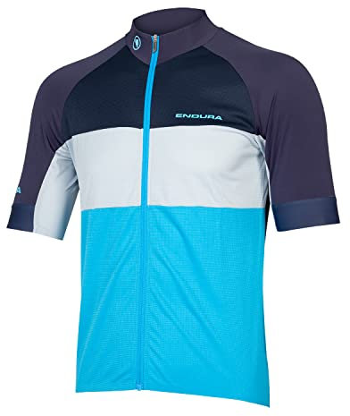 Endura Men's Fs260 Road Cycling Jersey Shirt, Navy 2020, Small