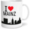 OWLBOOK® I love Mainz Tasse mit Spruch Geschenke Geschenkideen als Erinnerung oder Mitbringsel von einer Reise für Männer und Frauen zum Geburtstag Keramik 300 ml