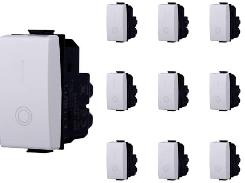 10 pcs Interruttore Bipolare, Compatibile Con Bticino Matix