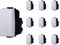 10 pcs Interruttore Bipolare, Compatibile Con Bticino Matix