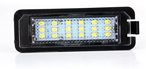 DIOTTI Kennzeichenleuchte 10 Sets 12 V 5 W Weiße -Kennzeichenbeleuchtung Canbus Für Golf MK4 MK5 MK6 Für Polo CC EOS Scirocco Keine Fehler- -Nummernlampe