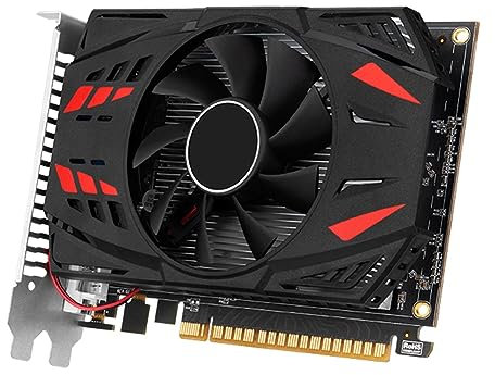 Kahdsvby Carte Graphique GeForce GT710 2 Go DDR3 64 Bits 954 MHz 667 MHz 28 Nm PCle X8 2.0 VGA+HD+DVI Carte Vidéo Facile à Utiliser