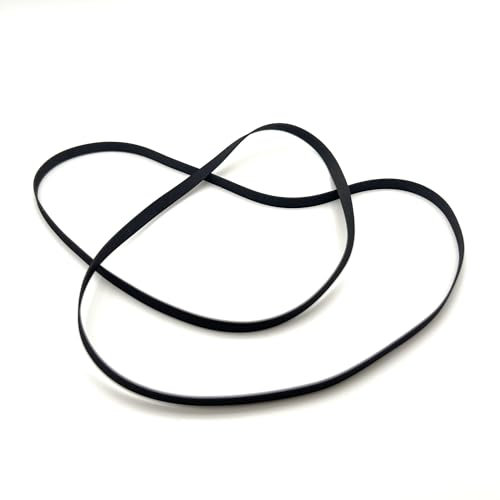 ZAISCH Getriebe Antriebsriemen Breite 6 Mm Flacher Antriebsriemen Für Kassettenrekorder Für Schallplattenspieler Phonograph Zahnriemen (Größe : Folded Length 130mm)