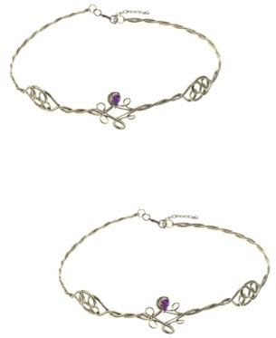 minkissy 2 Stück Bronze Metall Stirnband Vintage Kronen Tiaras für Frauen Kronen für Frauen Schwarz Tiara Braut Haar Rebe Braut Tiara Damen Stirnbänder Braut Tiara Legierung Miss Hair Piece Strass,