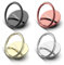 SPHIRES 4 Pack Phone Ring Holder Adjustable 360° Phone Grip Stand For Android & Iphone, Eyecatching Colors Ring Phone Holder Pack Of 4