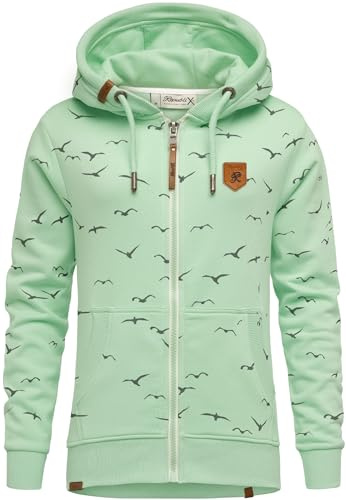 REPUBLIX Damen Sweatjacke Hoodie Sweatshirt Pullover Zipper Jacke RD-024