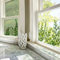 Neukids Fensteraufkleber mit Blättern und Wasserfarben, selbstklebend, Sommerpflanzen, Fensterdekoration, Wohnzimmer, Schlafzimmer, Kinderzimmer, Kindergarten, Dekoration, Fensterfolie