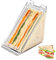 Zecnaud Triangle Sandwich Container, Sandwichbox, Clear Sandwich Wedge Boxes Container, Sandwich-Keilbox, Dreieckiger Sandwich-behälter Mit Deckel Für Mittagessen, Picknick, Reisen.