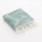 GAMUSI Fouta Pareo Toalla Playa Ligera Floral 90x180 cm, Color Verde