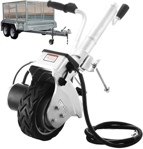 Caravan-Motormover, tragbares motorisiertes Stützrad, max. Tragkraft 5000 Pfund, elektrischer Anhänger, 12 V/350 W, manövrierfähiger Anhängerheber, Power Mover for Manövrieren von Bootsanhängern