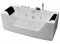 Bagno Italia vasca da bagno idromassaggio full optional 170x80 cm con luci riscaldatore e ozonoterapia