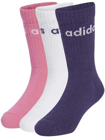 adidas Unisex Kids LINEAR KIDS CREW SOCKEN, 3 PAAR