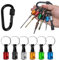 6PCS Drill Bit Holder, 1/4 inch Bit Holder Keychain Screwdriver Bit Holder, Bit Holder Hex Screwdriver Holder for DIY, Electrical, Woodworking, Construction, and Maintenance, Gadgets for Men
