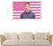 Generisch -Affiche, Drapeau Rose des États-Unis, Drapeau Cameron, Tentures Murales Amusantes, Fond Décoratif Drapeau Rose Américains pour Art Mural, Drapeaux Rose, Décoration Murale, Drapeau pour