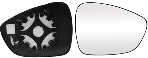 TTCR-II 1PC Calentado Retrovisor Espejo para C3/C4/C5/DS3/DS4/DS5/508/508SW | Cristal Espejo Retrovisor Exterior Compatible con Citroen C3/C4/C5/DS3/DS4/DS5 09-15,Peugeot 508/508SW 11-18 (Derecho)