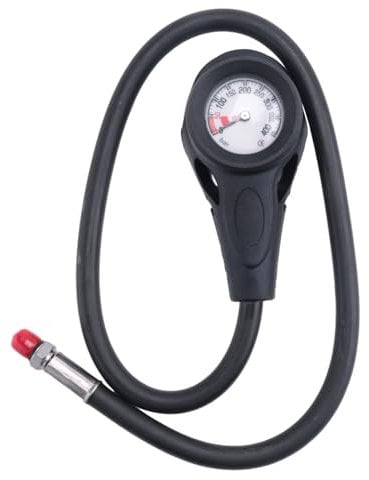 Swiixxer Profondimetro per Immersioni Subacquee 300 Bar Aria Subacquea Manometro Leggero Attrezzatura per Subacqueo Accessorio per Immersioni