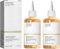 Glycolic Acid 7% Toning Solution, 100ml Hydrating Toner, Hautpflege Glykolsäure Toner, Peeling, Unreinheiten, Akne, Feuchtigkeit Spenden und Stärken Hau (2 Stück)
