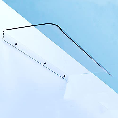 Front Door Canopy Outdoor Awning, Porch Canopy Outdoor Awning Patio awnings Outdoor Front Door Canopy,Modern Transparent Porch Awning,UV Rain Snow Canopy Protection,Snow and Rain Blocker,Easy to Inst