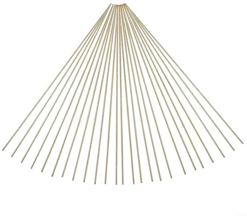 Messing-Lötdraht, 25 Stück, geeignet für eine Vielzahl von Metallbearbeitungsprojekten (1,6 mm)