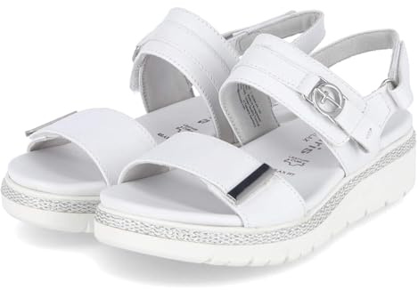 Tamaris Damen Sandalette in weiß