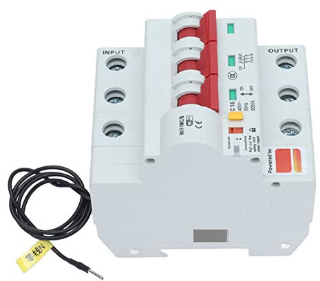 Smart Circuit Breaker, WiFi -Antennen - -Server -Leckageschutz, Spannung, Sicherheitsschloss, Einfache Steuerung (mit WLAN, für die Fernbedienung in Verschiedenen Anwendungen)