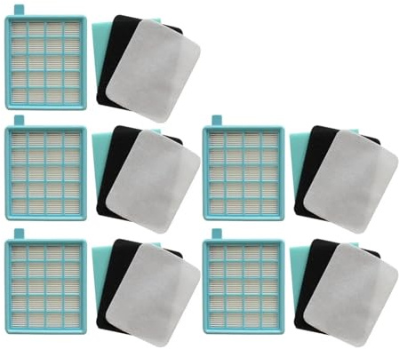 Filtro, Compatibile Con Aspirapolvere Philips Power Pro Active E Compact. (Paragonabile A FC8058/01)(5SET)