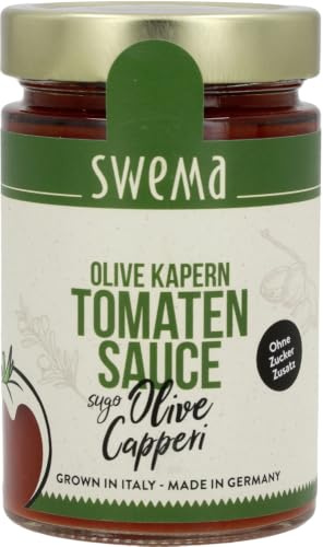 SweMa Tomatensauce Olive Kapern - Sugo Olive Capperi 1 x 300 g