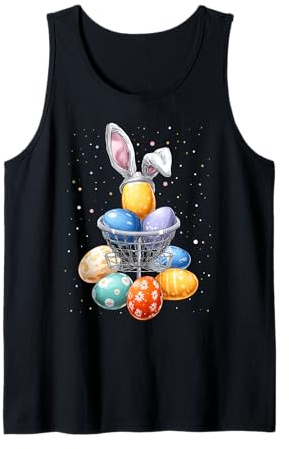 Discgolf Disco de Golf Golfista Pascua Conejo Orejas de Conejo Camiseta sin Mangas