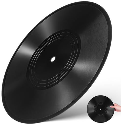 Supvox Vinyl Schallplatten Deko 30,5cm Retro Wanddeko Musikzimmer Bar | Dekorative Vinyl Optik für Retro Räume, Bars und Partys – ideal zur Gestaltung von Wänden mit musikalischem Vintage Stil