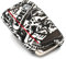 Finest Folia Schlüssel Hülle VB für 3 Tasten Auto Schlüssel Silikon Cover Schlüsselhülle Etui Schutzhülle (Stickerbomb Schwarz Weiß)