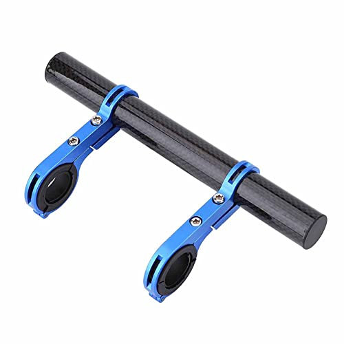 Dilwe Fahrrad Lenker Erweiterung, Fahrradlenker Extender Verlängerung Halterung mit Zwei Lenkerhalterungen Halter für 25,4 mm 31,8 mm Fahrradlenker (Blau)