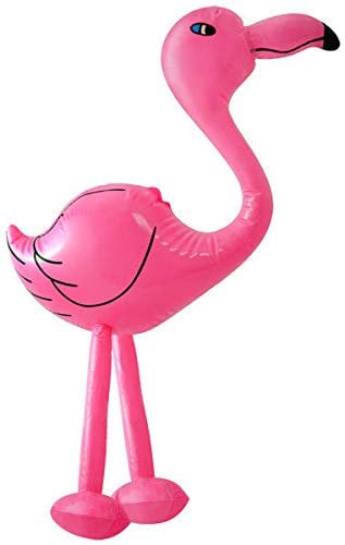 Mr. Gadget solutions® New Inflatable Flamingo - 60cm - Fun Inflatable Blow Up Toy Pink Pool Party UK Stock
