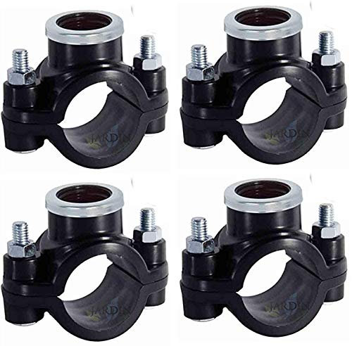 Suinga 4 x COLLARIN DE RIEGO REFORZADO 75MM x 1. Utilizado para la instalación de elementos de riego como aspersores, difusores o goteo.