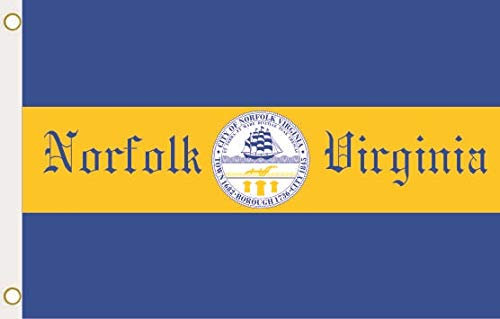 U24 Flagge Fahne Norfolk City Virginia 90 x 150 cm