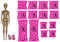 Barbie GPD55 - Color Reveal Ultimate Reveal, +25 Überraschungen, 2 Tiere, Tag-Nacht-Wechseloutfits: 15 Überraschungstüten mit Puppenmode, Farbenthüllung in Wasser, 8 Farbwechseleffekte; ab 3 Jahren