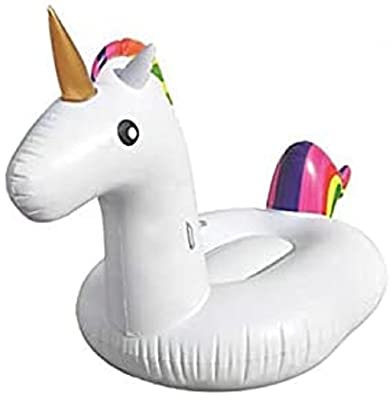 Unicorno Gonfiabile con Medio con Maniglie 200x93 cm