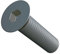 M8X20 Tornillo Allen Avellanado, Acero Inoxidable Tornillos de Cabeza Hexagonal Sujetador de Cabeza Plana, 8mm Tornillos Adecuados para Metal, Construcción, Instalación, Bricolaje (10 piezas)