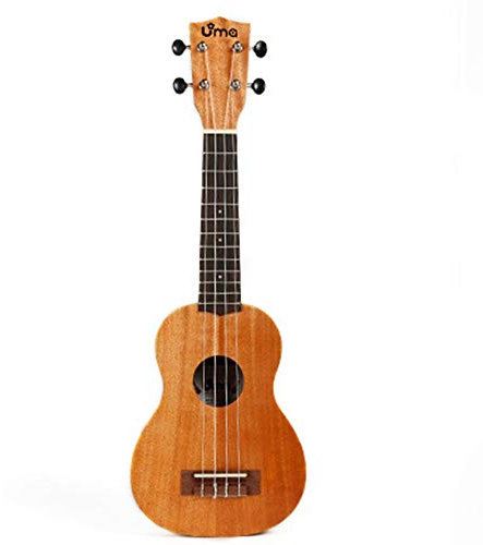 JTRHD Ukulele Anfänger Mahagoni Ukulele Hawaii-Gitarre mit Tasche Ukulele for Musik Anfänger für Kinder Erwachsene (Farbe : Natural, Size : 23 inches)