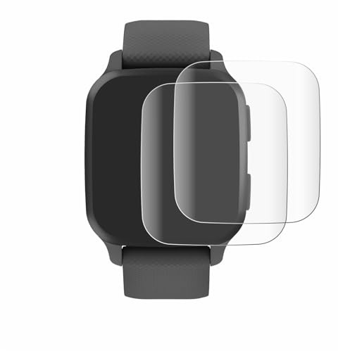 BROTECT Schutzfolie für Garmin Venu Sq 2 | 2 Stück Transparenter Displayschutz Made in Germany Klare Full-Screen Folie Full-Cover 3D Curved Montage Kit