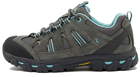 Peter Storm Women’s Arnside II Vent Walking Shoe with High Traction Rubber Sole & Quick Lacing System, Lightweight, Breathable & Cushioned, Camping, Outdoors, Hiking, Trekking Footwear