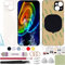 ReuWeu Ersatz-Glasabdeckung, kompatibel mit iPhone 14, 15,5 cm (6,1 Zoll), mit professionellen Werkzeugen (Starlight)