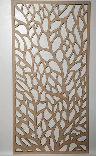 Dekoratives Sichtschutzgitter für Heizkörper, perforiert, 6 mm dicke MDF-Platte (1200 mm x 610 mm), B16-Muster