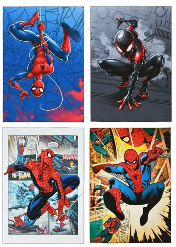 VIYAAN Super Hero Boy Hero Wanddekorationen, Superheld Aquarell Leinwand Malerei Poster, Avengers Wandkunst, Poster Superhelden Bilder, 20x30cm, für Kinder Erwachsene Jungen Schlafzimmer